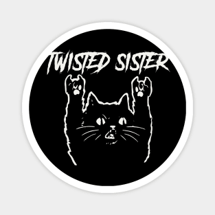 twisted sister metal cat Magnet